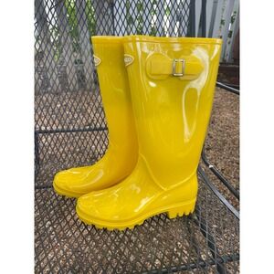 Yellow Rain Boots for Women Sz8